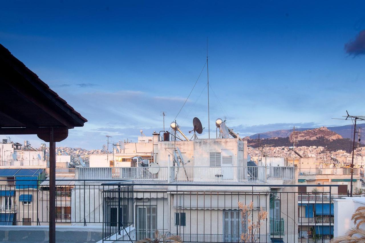 Ferienwohnung Acropolis View And 360 Degrees Athen Exterior foto