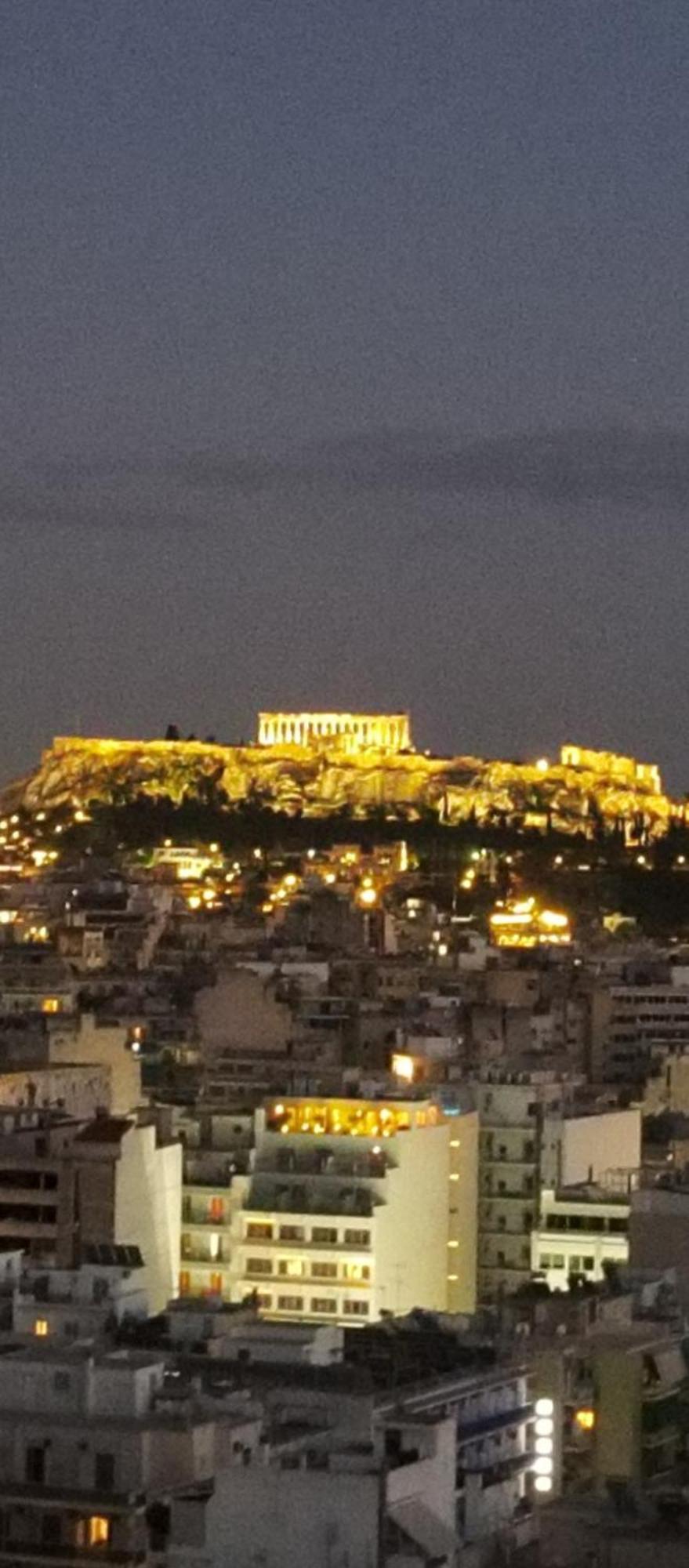 Ferienwohnung Acropolis View And 360 Degrees Athen Exterior foto