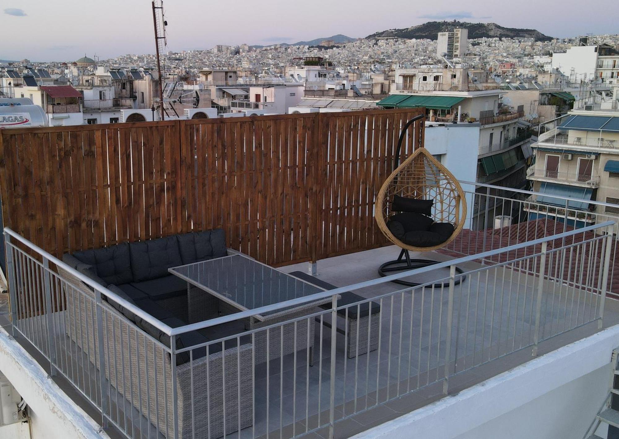 Ferienwohnung Acropolis View And 360 Degrees Athen Exterior foto